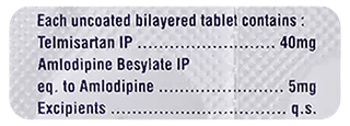 Abitel Am 40/5 Mg Tablet 10