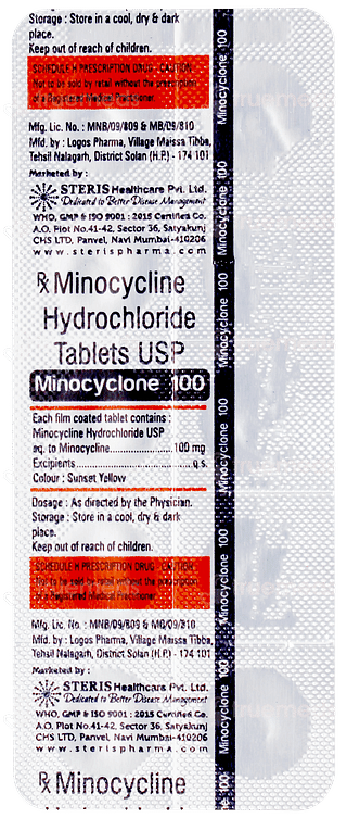 Minocyclone 100 Tablet 10