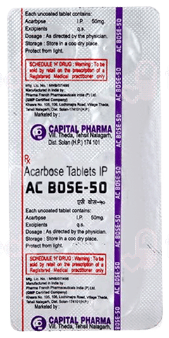 Ac Bose 50 Mg Tablet 10 Ac Bose 50 Mg Tablet 10