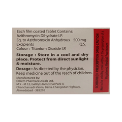 Azidel 500 Tablet 5 Azidel 500 Tablet 5