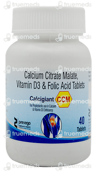 Calcigiant Ccm Tablet 40