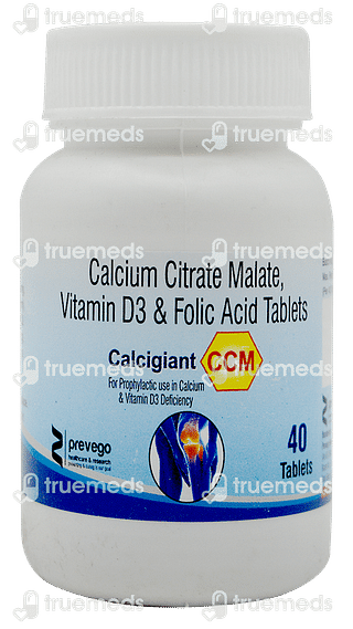 Calcigiant Ccm Tablet 40