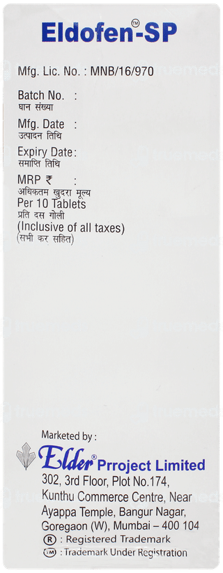 Eldofen Sp Tablet 10