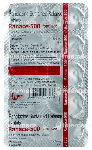 Ranace 500 MG Tablet Sr 10