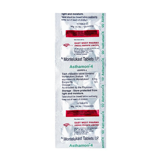 Asthamon 4 Mg Tablet 10
