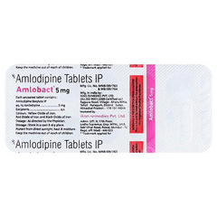 Amlobact 5 Mg Tablet 10 Amlobact 5 Mg Tablet 10