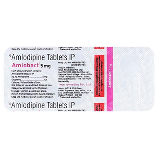 Amlobact 5 Mg Tablet 10