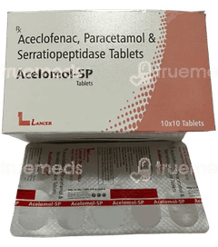 Acelomol Sp 100/325/15 Mg Tablet 10