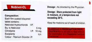 Nebivol Cl Tablet 10