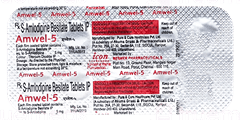 Amwel 5 Mg Tablet 10 Amwel 5 Mg Tablet 10