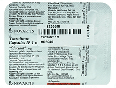 Tacsant 1Mg Capsule 10
