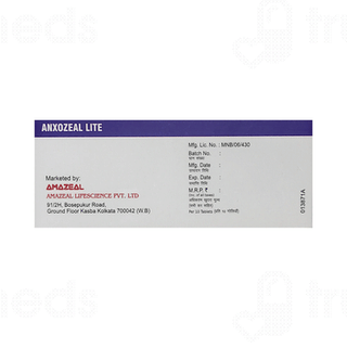 Anxozeal Lite 0.25/10 MG Tablet 10