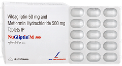 Nugliptin M 500 Tablet 15