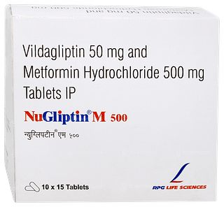 Nugliptin M 500 Tablet 15
