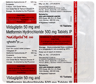 Nugliptin M 500 Tablet 15