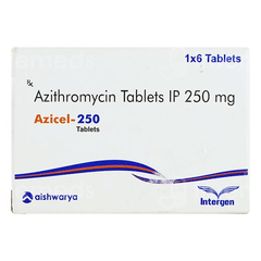Azicel 250 Mg Tablet 6