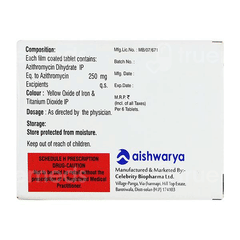 Azicel 250 Mg Tablet 6 Azicel 250 Mg Tablet 6