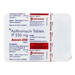 Azicel 250 Mg Tablet 6 Azicel 250 Mg Tablet 6