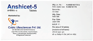 Anshicet 5 Mg Tablet 10