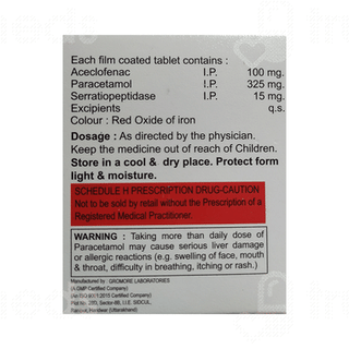 Aceloz P 100/325 MG Tablet 10