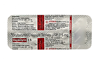 Oxybutyrin 2.5 Tablet 10