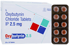 Oxybutyrin 2.5 Tablet 10 Oxybutyrin 2.5 Tablet 10