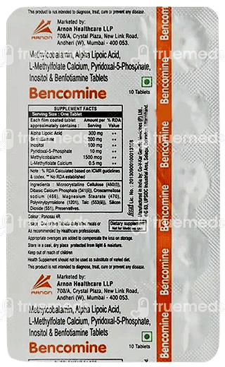 Bencomine Tablet 10