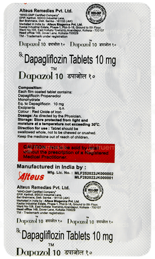 Dapazol 10 Tablet 15