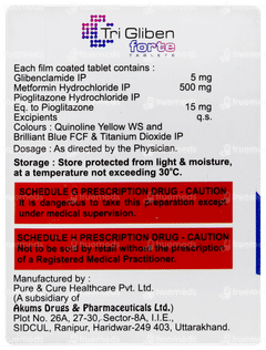Tri Gliben Forte Tablet 10 Tri Gliben Forte Tablet 10