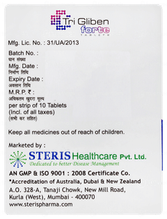 Tri Gliben Forte Tablet 10 Tri Gliben Forte Tablet 10