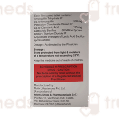 Amentoclav Lb 625 MG Tablet 10