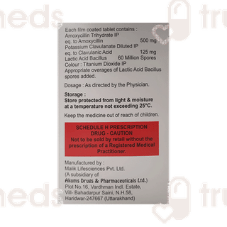 Amentoclav Lb 625 MG Tablet 10