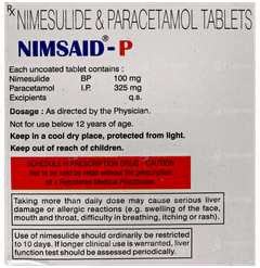 Nimsaid P Tablet 15 Nimsaid P Tablet 15