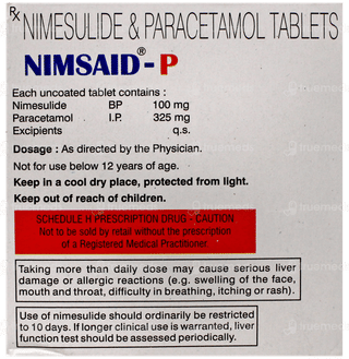 Nimsaid P Tablet 15