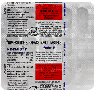 Nimsaid P Tablet 15