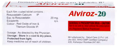 Alviroz 20 Tablet 10 Alviroz 20 Tablet 10
