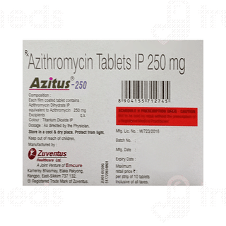 Azitus 250 Tablet 10