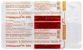Vildaquest M 500 Tablet 10