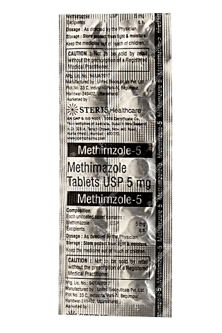 Methimzole 5 MG Tablet 10