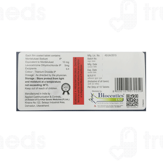 Airkast L 5/10 MG Tablet 10
