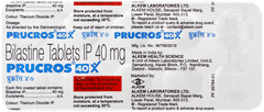 Prucros 40 Tablet 10 Prucros 40 Tablet 10
