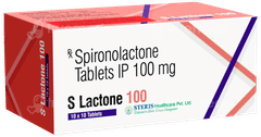 S Lactone 100 MG Tablet 10
