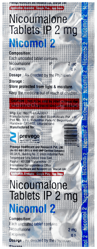 Nicomol 2 Tablet 10