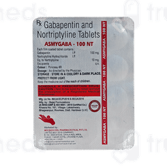 Asmygaba 100/10 MG Tablet 10