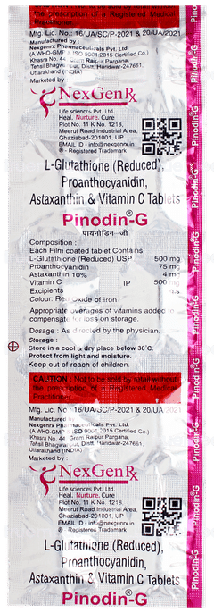 Pinodin G Tablet 10