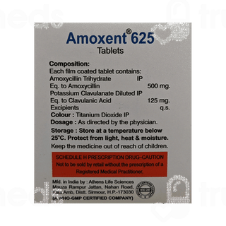 Amoxent 625 MG Tablet 6