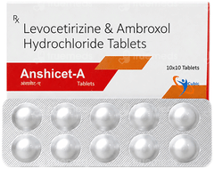 Anshicet A 5/60 Mg Tablet 10 Anshicet A 5/60 Mg Tablet 10