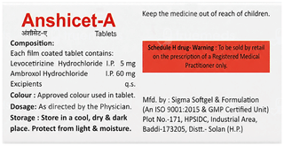 Anshicet A 5/60 Mg Tablet 10