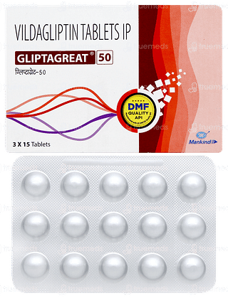 Gliptagreat 50 Tablet 15