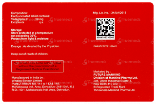 Gliptagreat 50 Tablet 15